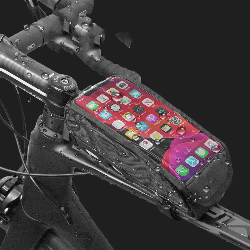 Rainproof Bicycle Front Touch Screen Phone Bag Mountain Bike Top Tube Bag Cycling Pannier Bicycle Bag