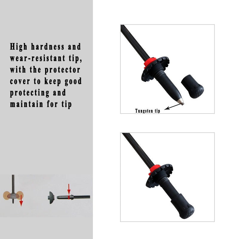 Durable Telescopic Climbing Equipment Nordic Walking Trekking Stick Poles