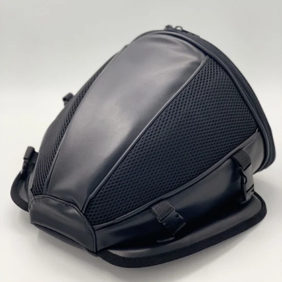 Atacado preto para acessórios de motocicleta, equipamento de armazenamento, peças de motocicleta, bolsa traseira, bolsa esportiva para ciclismo